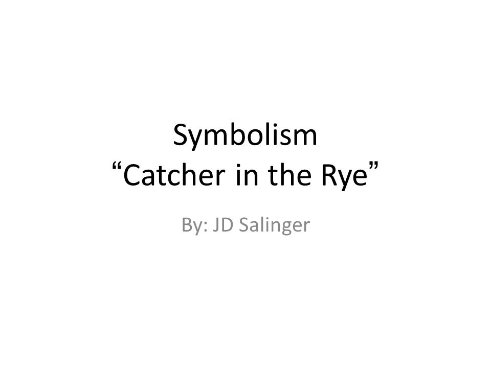 The loss of innocence and the process of maturing in the catcher in the rye by jd salinger